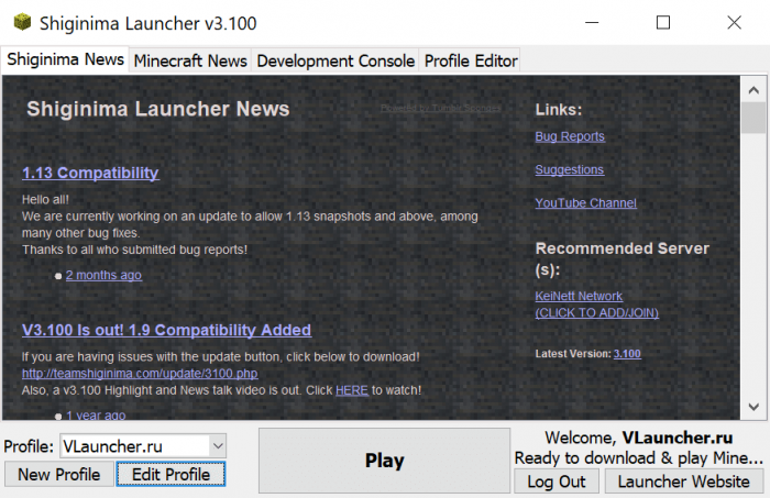 Launcher] Minecraft Launcher Plus v1.1.0 (A Minecraft Launcher